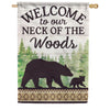 Carson Neck Of The Woods House Flag