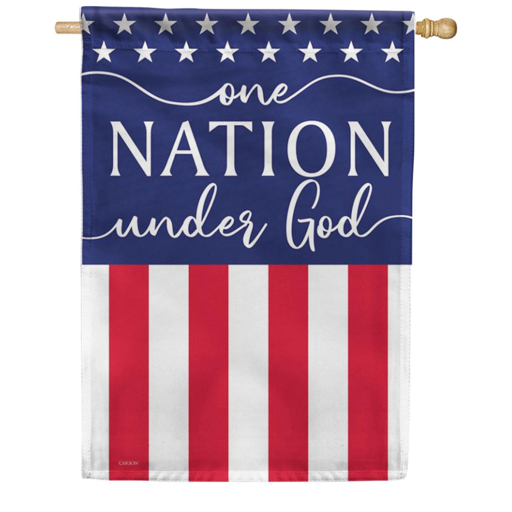 Carson One Nation House Flag
