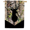 Carson Camo Buck House Flag