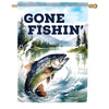 Carson Gone Fishin' House Flag