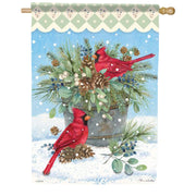 Carson Cardinals Bucket House Flag