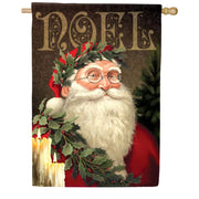 Carson Noel Santa House Flag