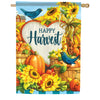 Happy Harvest House Flag