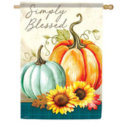 Carson Simply Blessed House Flag