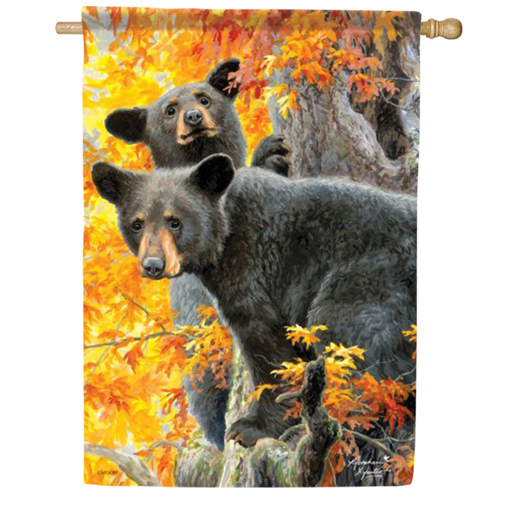 Bearly Tree House Flag