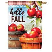 Carson Hello Fall Harvest House Flag