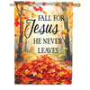 Fall For Jesus House Flag