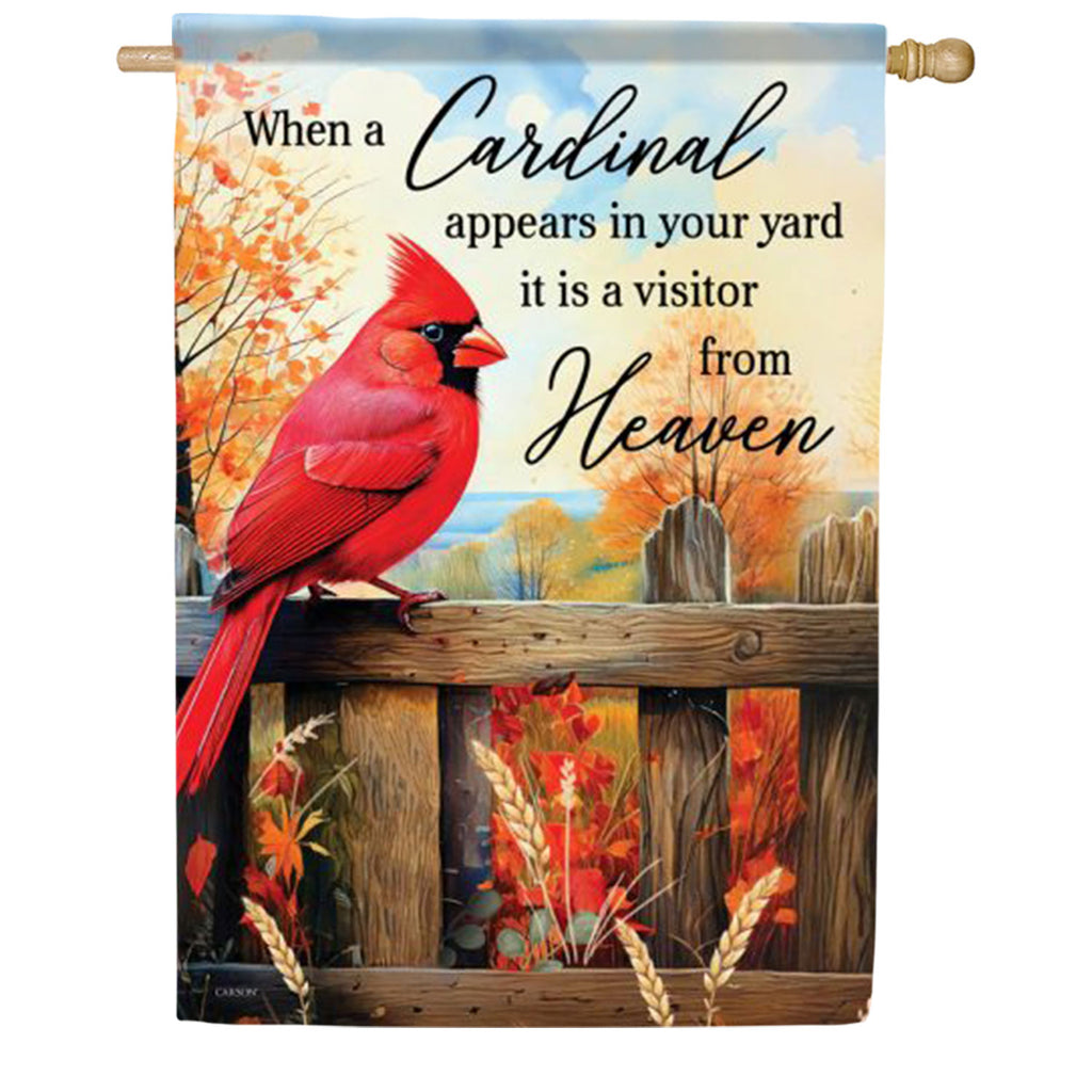Cardinal Appears House Flag