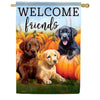 Carson Welcome Pups House Flag