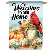 Carson Harvest Cardinal House Flag