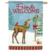 Carson Woodland Friends Welcome House Flag