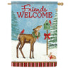 Woodland Friends Welcome House Flag