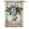 Welcome Door House Flag