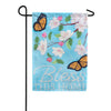 Carson Butterfly Blessings Applique Garden Flag