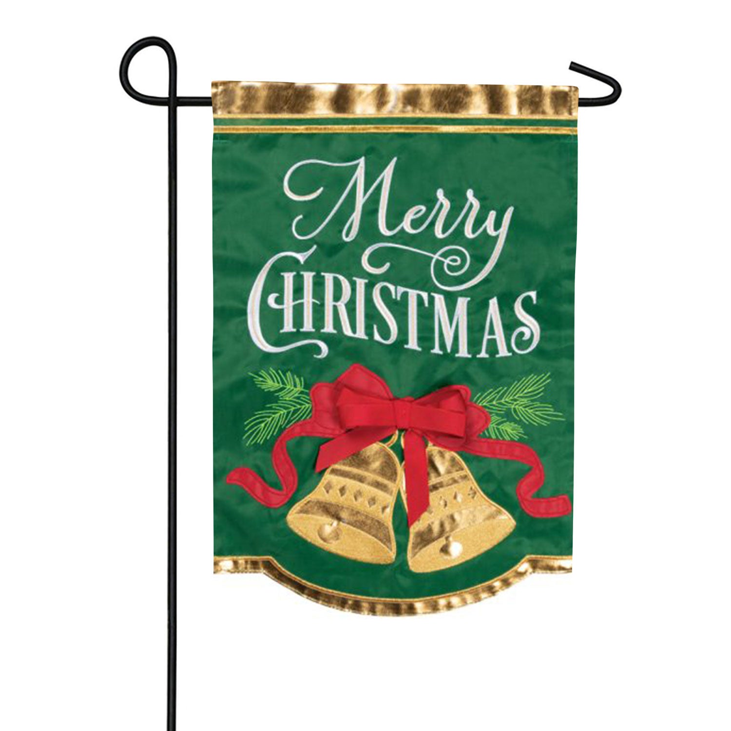 Carson Bells Applique Garden Flag