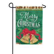 Carson Applique Garden Flag - Bells