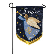 Carson Angel Peace Applique Garden Flag