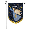 Angel Peace Applique Garden Flag