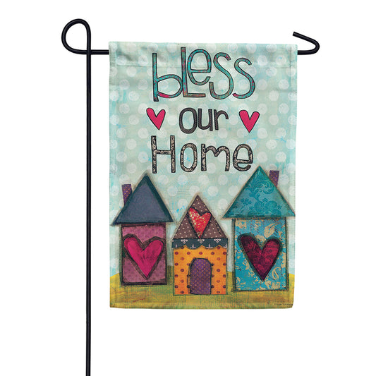 Custom Decor Garden Flag - Bless Our Home