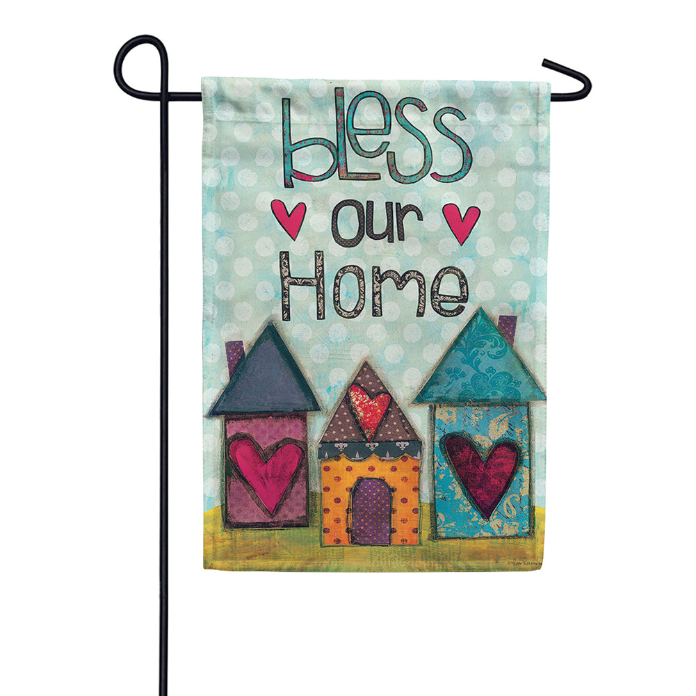 Custom Decor Garden Flag - Bless Our Home