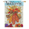 Custom Decor Indian Corn Thanksgiving House Flag