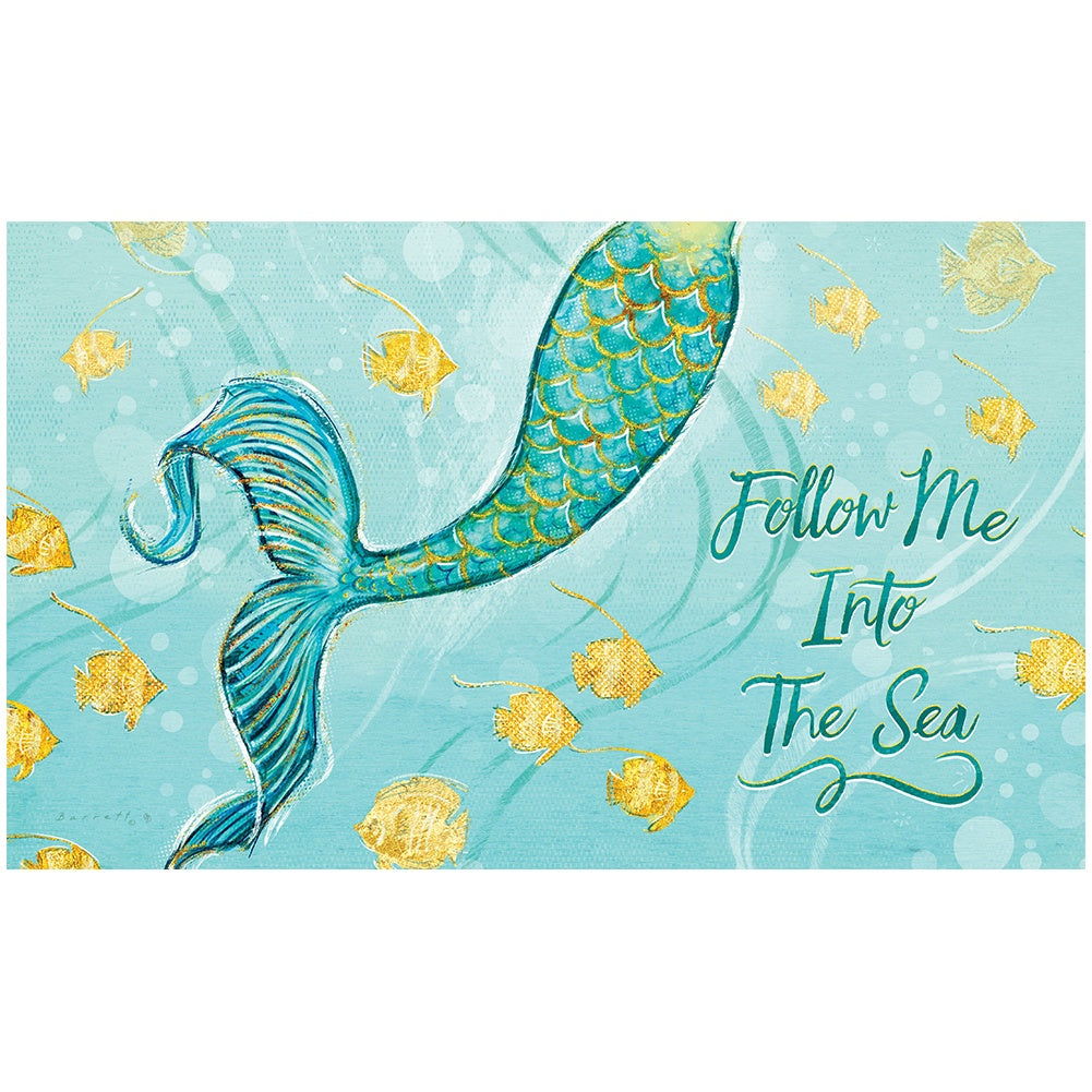 Custom Decor Mermaid Tail Doormat