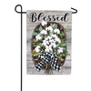 Custom Decor Cotton Basket Garden Flag