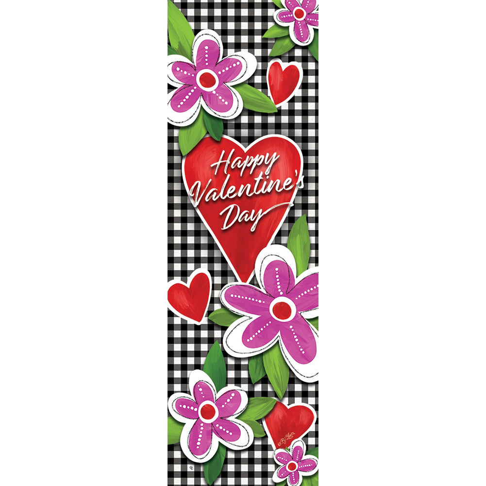 Custom Decor Gingham Valentine Plant Expressions Magnet