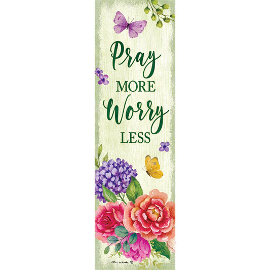 Custom Decor Pray More Plant Expressions Magnet