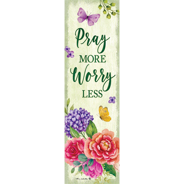 Custom Decor Pray More Plant Expressions Magnet