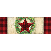 Custom Decor Buffalo Check Star Signature Sign