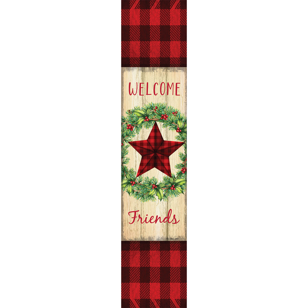 Custom Decor Buffalo Check Star Yard Expression