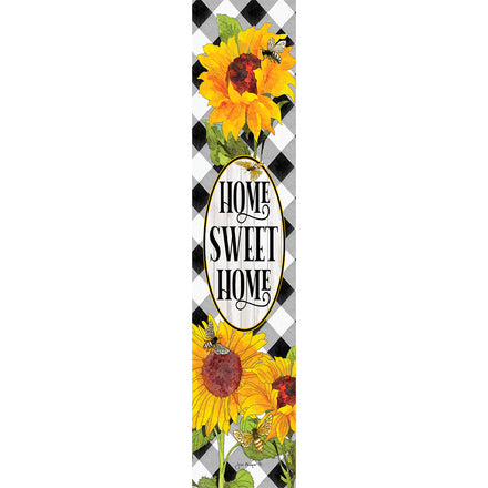 Custom Decor Sunflower Check Yard Expression