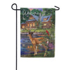 Custom Decor Garden Flag - Deer Cabin