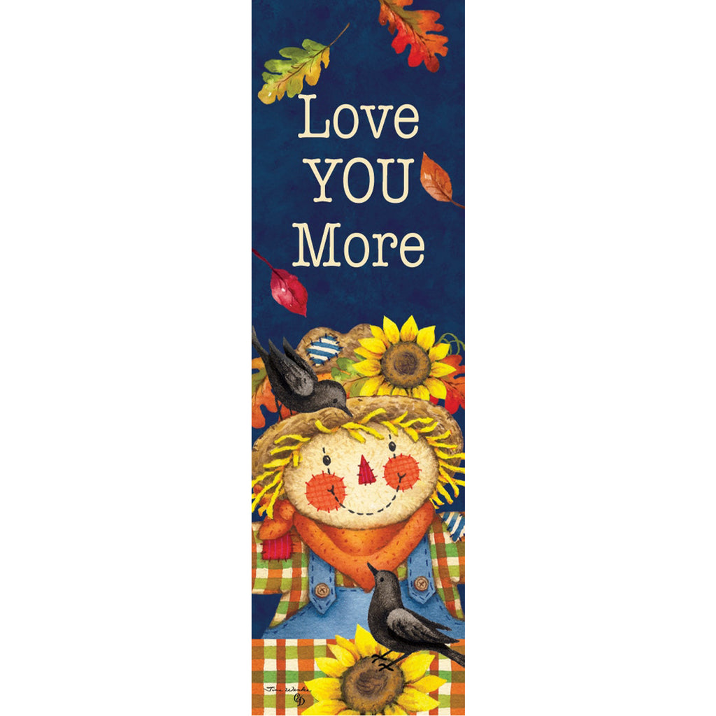 Custom Decor Plant Expressions Magnet - Scarecrow Plaid