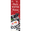 Custom Decor Plant Expressions Magnet - Black & Red Snowman