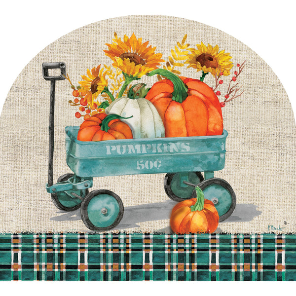 Custom Decor Arbor Mate - Pumpkin Wagon
