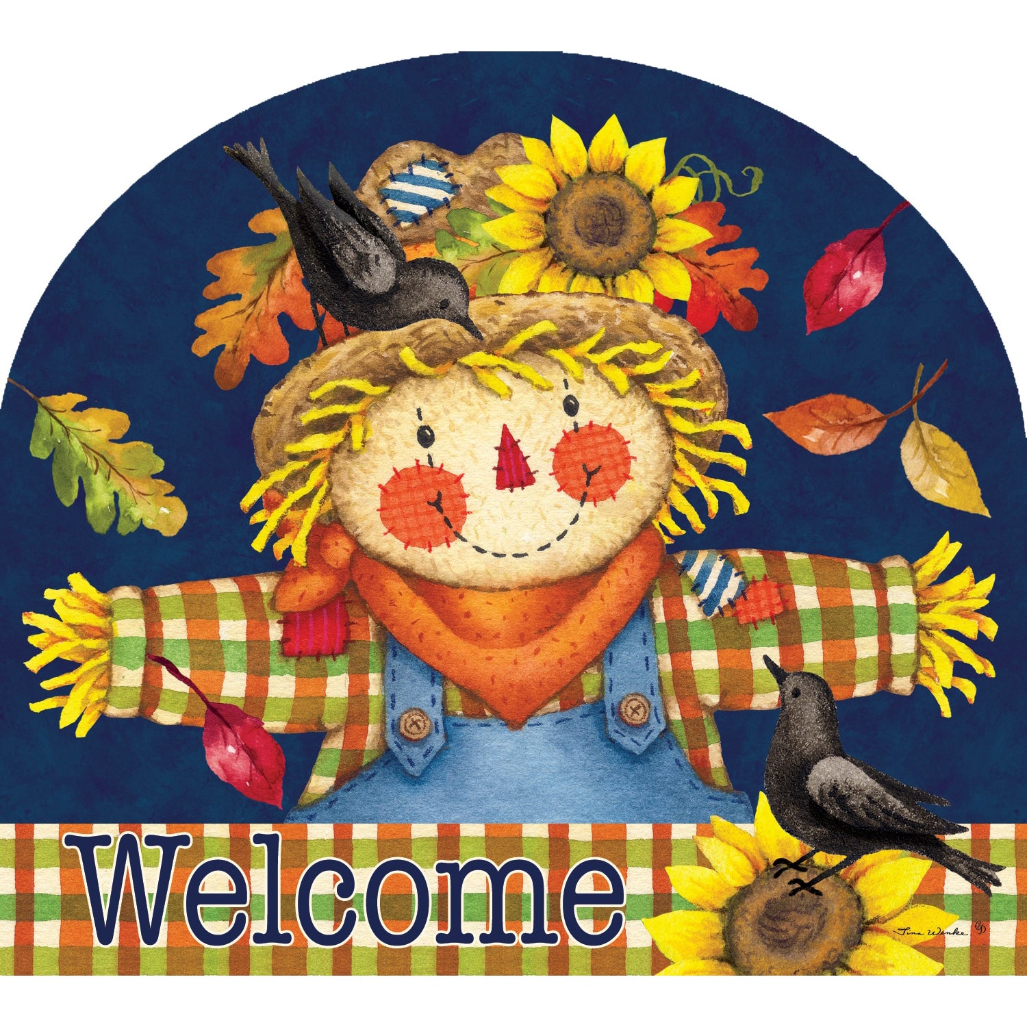 Custom Decor Arbor Mate - Scarecrow Plaid