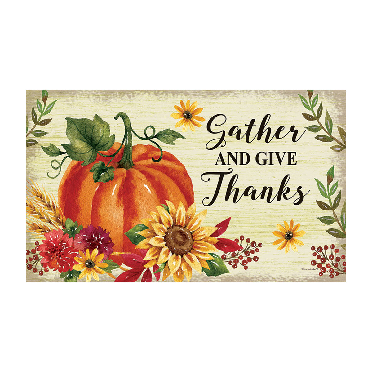 Custom Decor Gather & Give Doormat