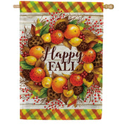 Custom Decor Citrus Wreath House Flag