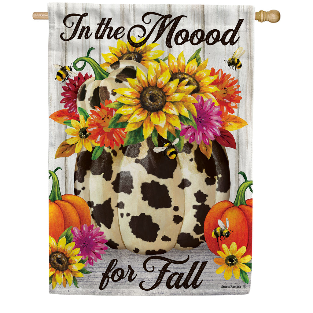 Custom Decor In the Mood House Flag