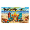 Custom Decor Fall Fire Pit Doormat