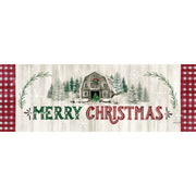 Custom Decor Merry Christmas Barn Signature Sign