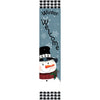 Custom Decor Black & White Snowman Yard Expression
