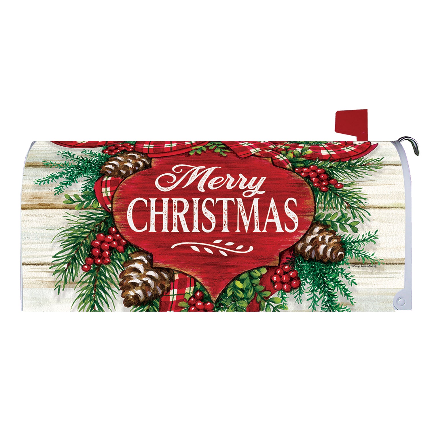Custom Decor Christmas Swag Mailbox Cover