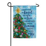 Custom Decor Angel Tree Garden Flag