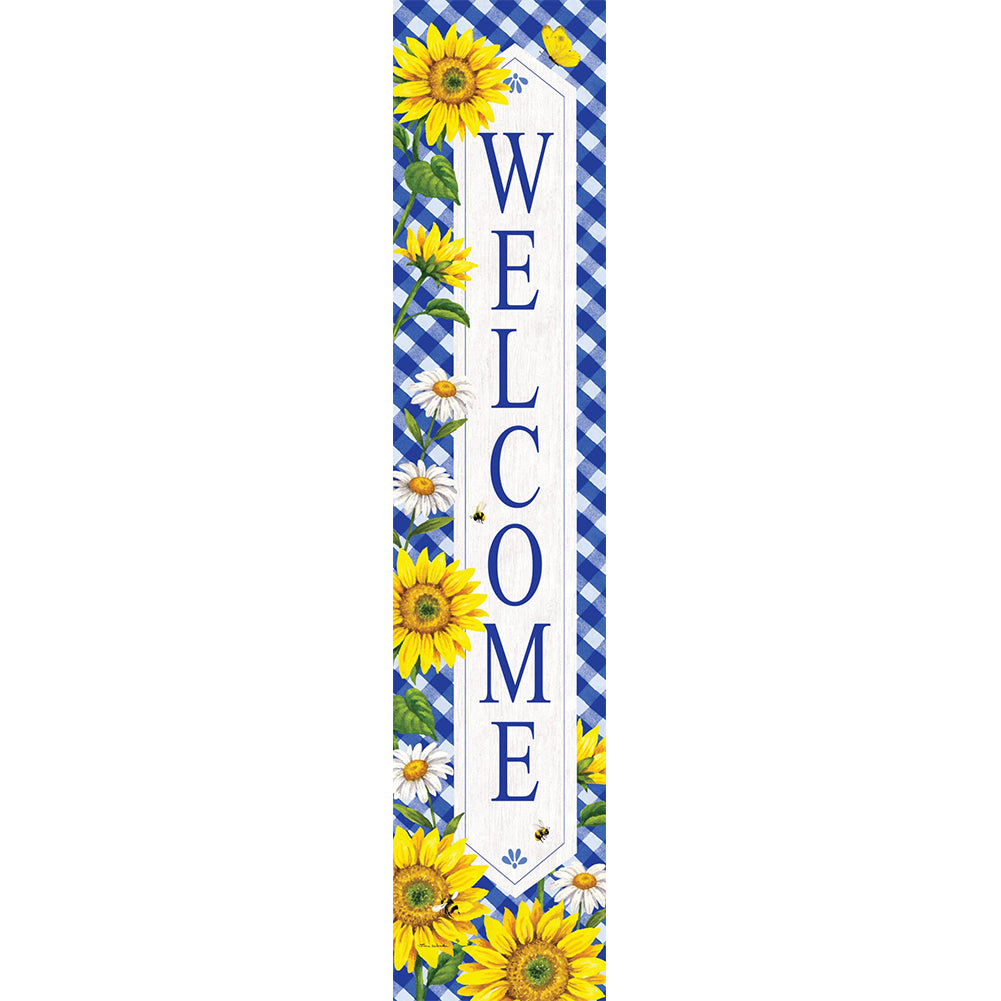 Custom Decor Sunflowers & Daisies Yard Expression
