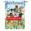 Custom Decor Waggin Tales House Flag