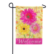 Custom Decor Gerberas Garden Flag