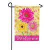 Custom Decor Gerberas Garden Flag